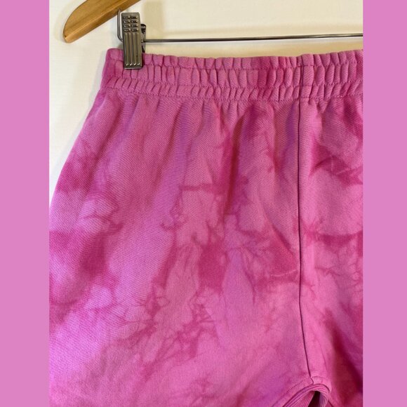 Rag & Bone Pink Tie Dye Sweat Shorts - Size M - Picture 7 of 13